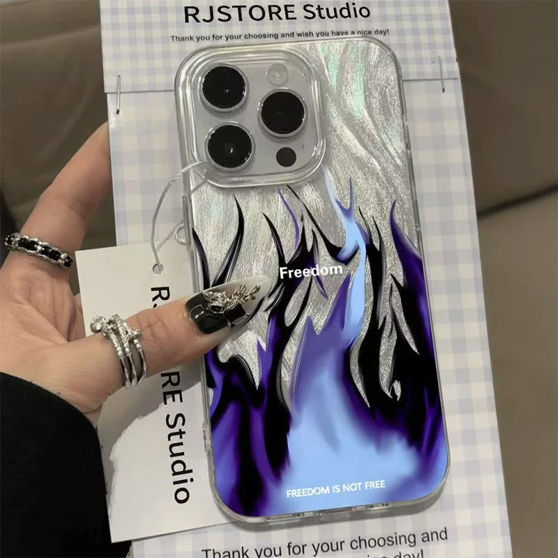 Matte Pc Case - 불꽃 무늬 선물용 무광 PC 하드