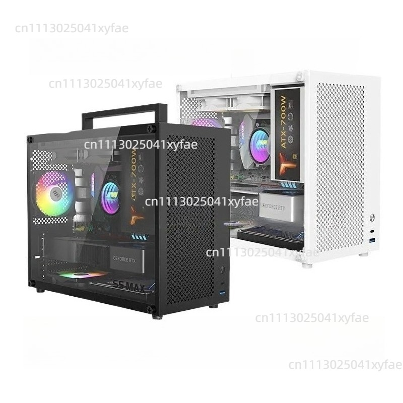 Pc Chassis - S5MAX 화이트 PC 케이스, MATX /