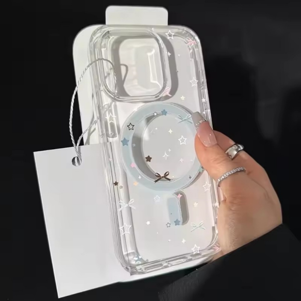 스타 보우 프린트 투명 폰 케이스 (아이폰 18, 17 - Mini Pc Case 리뷰 및 가격