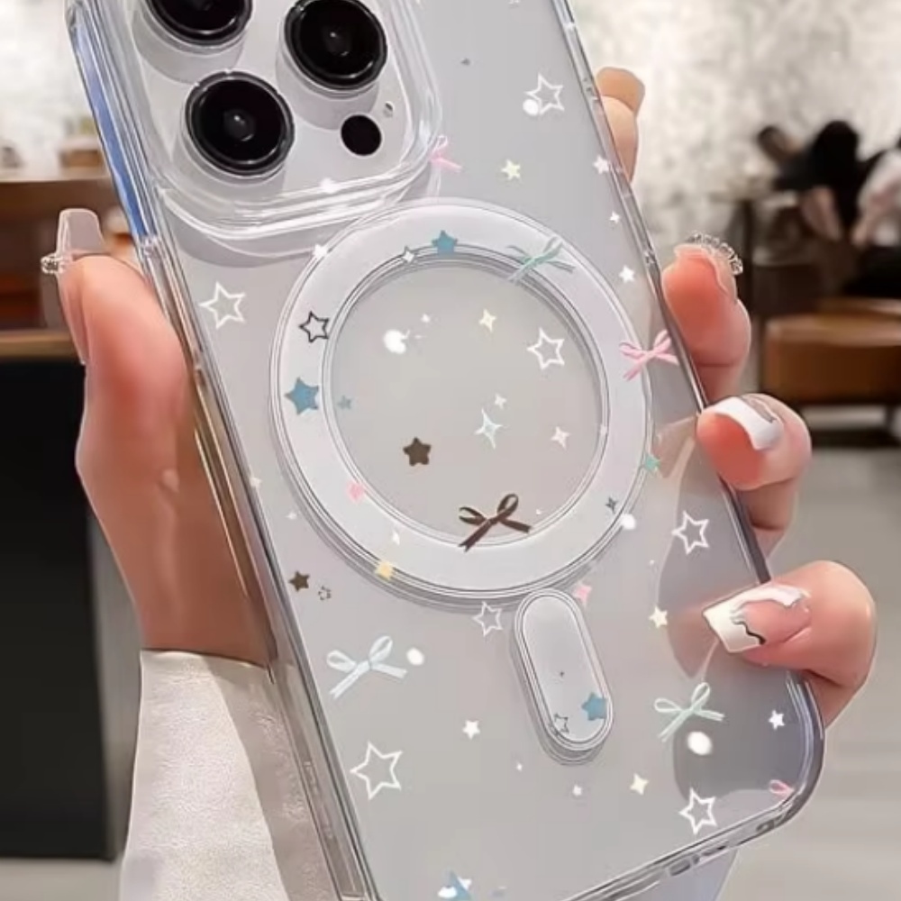 스타 보우 프린트 투명 폰 케이스 (아이폰 18, 17 - Mini Pc Case 리뷰 및 가격