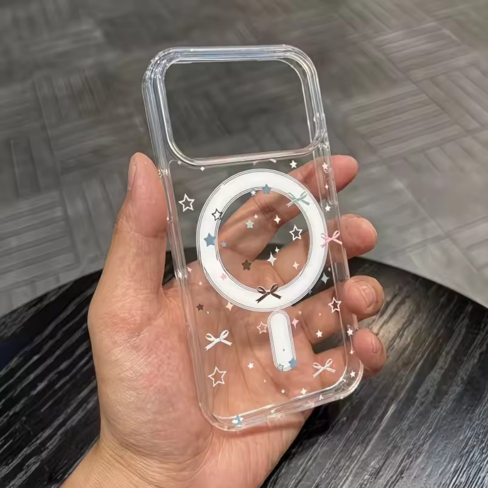 스타 보우 프린트 투명 폰 케이스 (아이폰 18, 17 - Mini Pc Case 리뷰 및 가격
