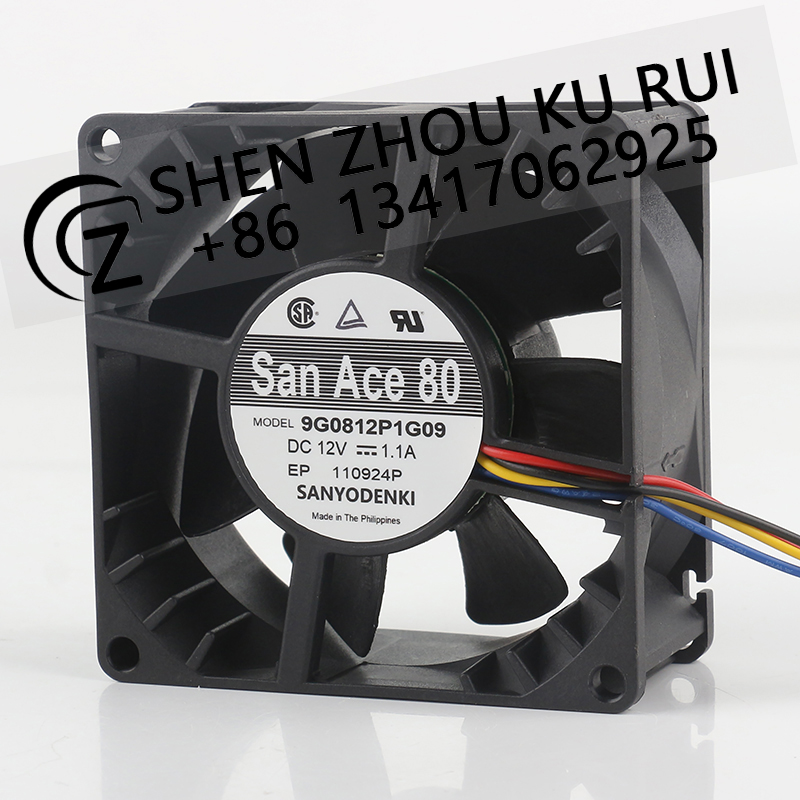 산요 12V 1.1A AC EC 8038 80x80x3 - Case Fan Controller 리뷰 및 가격