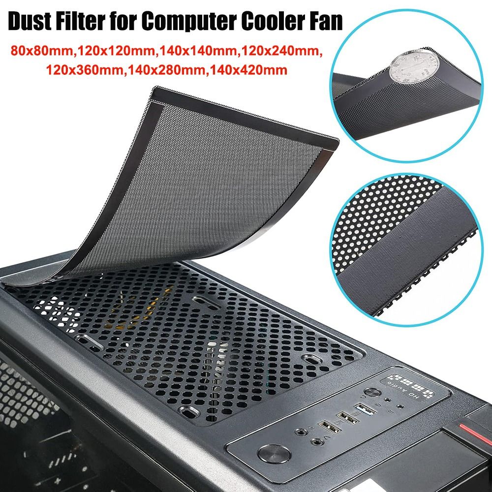 새로운 PVC 먼지 필터 커버 블랙 마그네틱 프레임 P - Dust Filter Pc 리뷰 및 가격