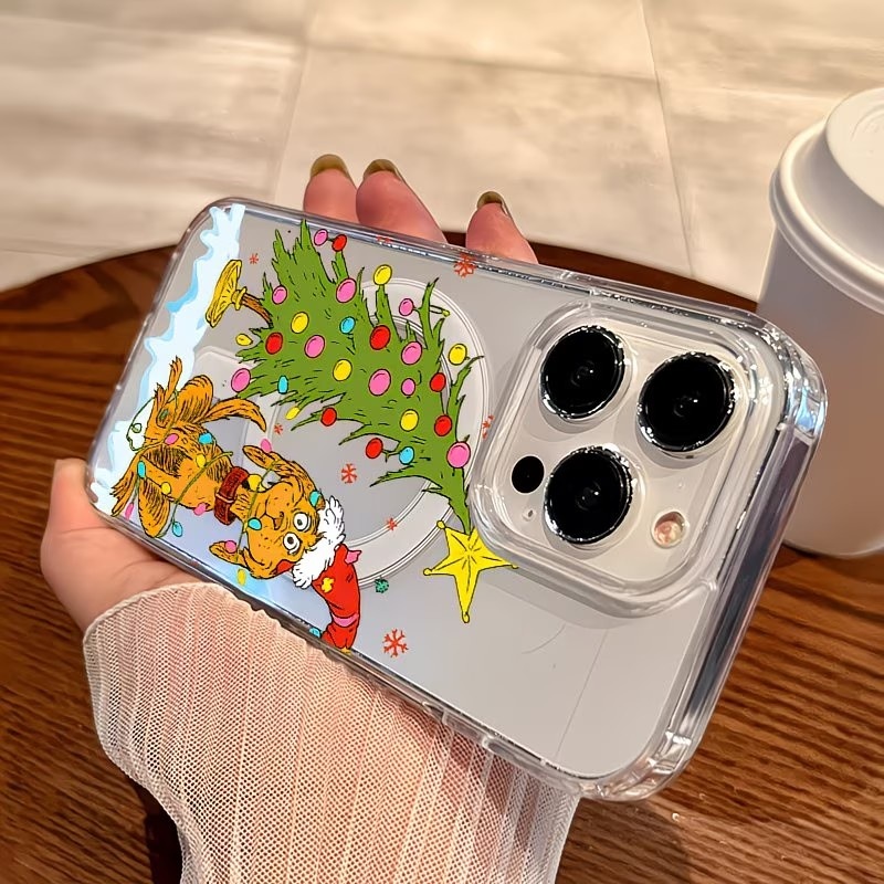 강아지 테마 크리스마스 파티 투명 폰 케이스 아이폰 1 - Mini Pc Case 리뷰 및 가격
