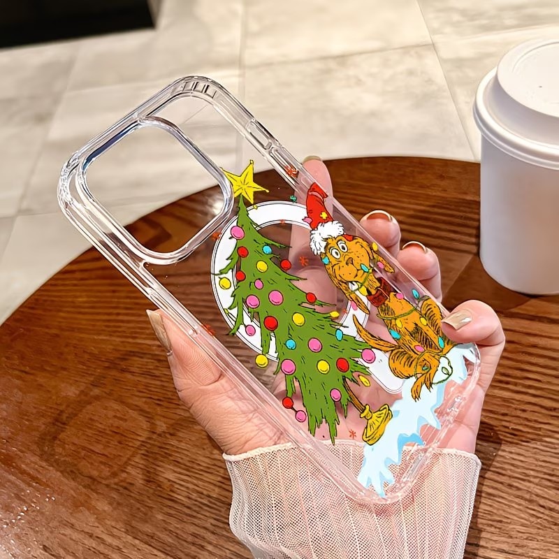 강아지 테마 크리스마스 파티 투명 폰 케이스 아이폰 1 - Mini Pc Case 리뷰 및 가격