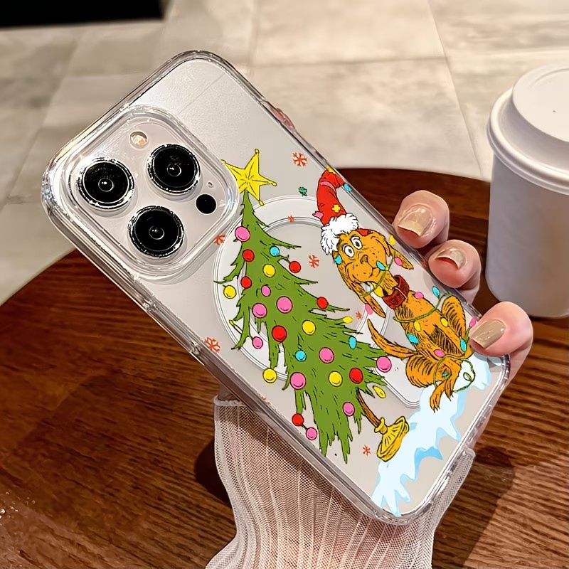 강아지 테마 크리스마스 파티 투명 폰 케이스 아이폰 1 - Mini Pc Case 리뷰 및 가격
