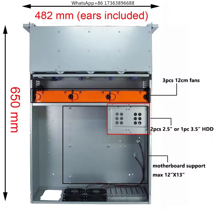4U 랙마운트 서버 케이스 24개 핫스왑 가능 SATA - Case Fans 리뷰 및 가격